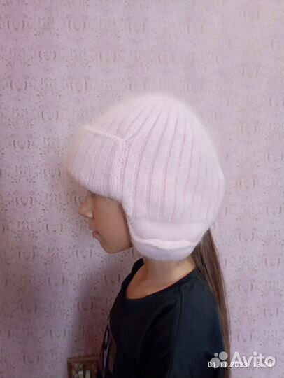 Шапка женская из ангорки