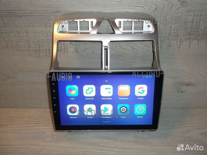 Магнитола 2DIN Peugeot 307 Android