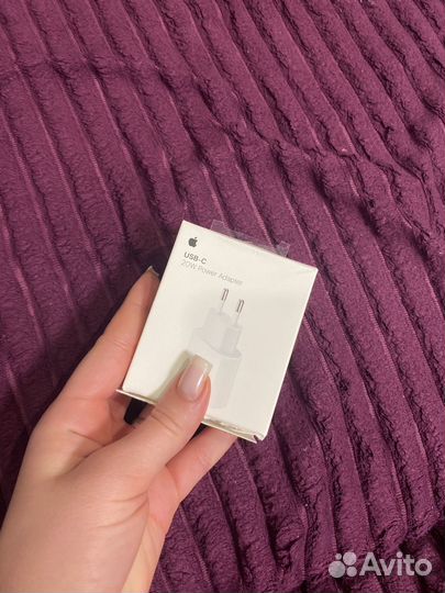 Блок для зарядки iPhone type c оригинальный