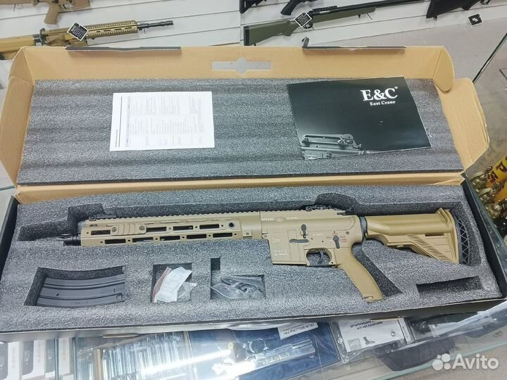 Автомат East Crane HK416Dс цевьем Remington rahg