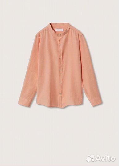 Рубашка Mango Kids 8,9,11-12 лет лён