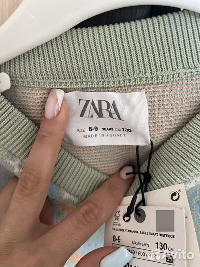 Кофта девочке zara 116