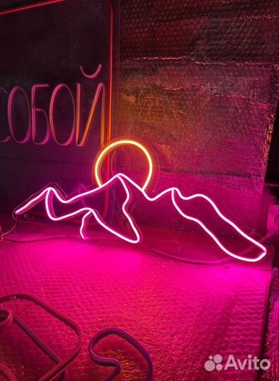 Вывеска из неона