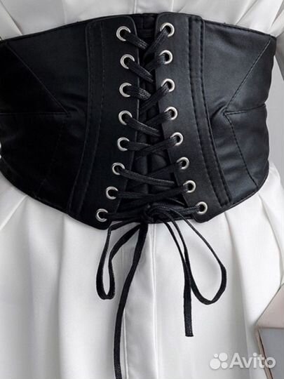 Корсет женский кожаный