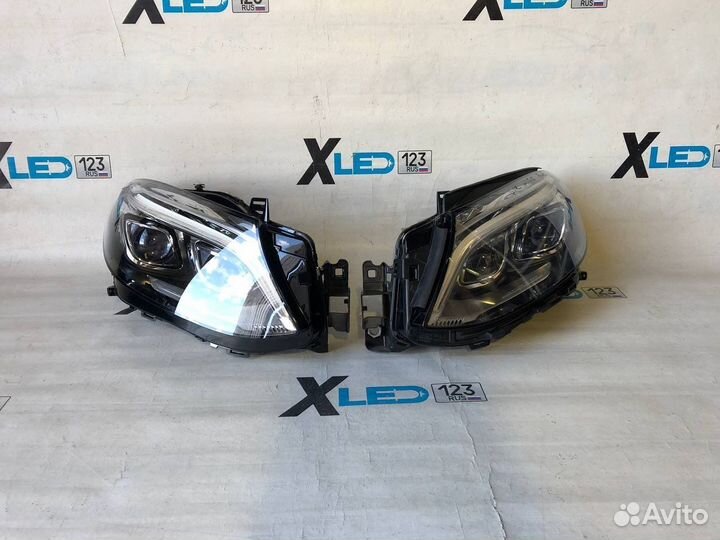 Фара левая правая Mercedes GLE W166 LED