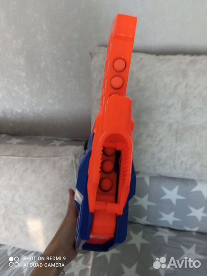 Бластер nerf elite ruckus ice -8