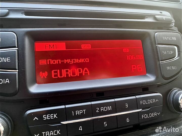 Магнитола Kia Ceed JD c блютузом