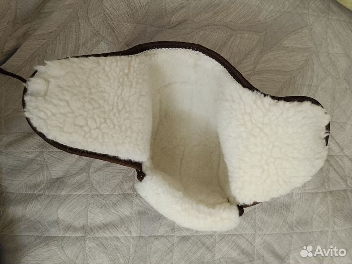 Шапка ушанка детская натуральный мех новая