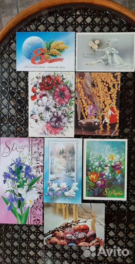 Открытки СССР 23 Февраля 8 Марта Поздравляю С юбил