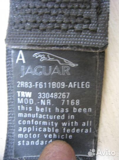 Ремень безопасности передний левый Jaguar S-Type