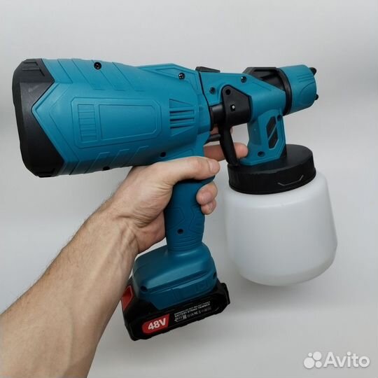 Краскопульт аккумуляторный полный комплект