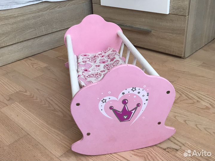 Мебель для куклы деревянная