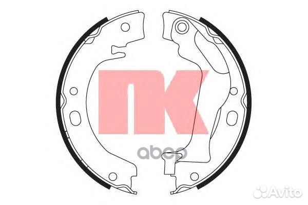 Колодки тормозные 2745748 Nk
