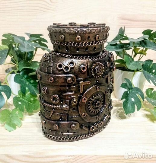 Банка для кофе. Стимпанк