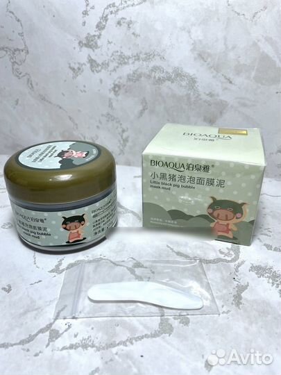Пузырьковая маска для лица Bioaqua,Пилинг - скатка