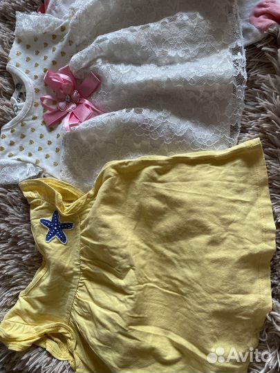 Вещи для девочки от 56 см и до годика