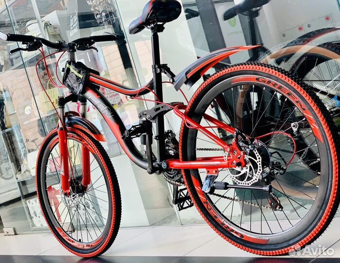 Велосипед горный двухподвес Green 26