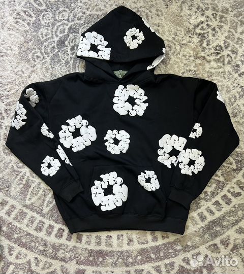 Худи denim tears черная