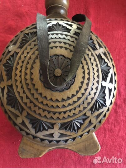 Фляга СССР деревянная кувшин