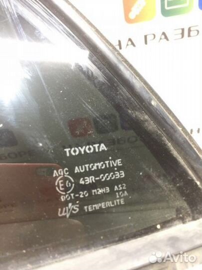 Форточка двери задняя левая Toyota Corolla E150