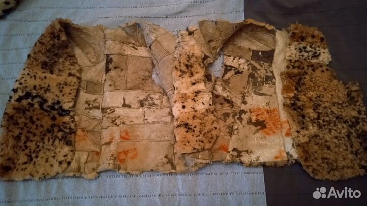 Детские натуральные жилетки и шапка СССР