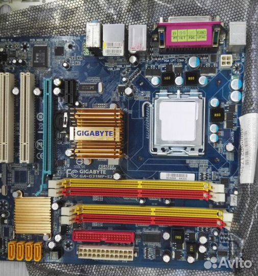 Материнская плата gigabyte GA-G31MF-S2