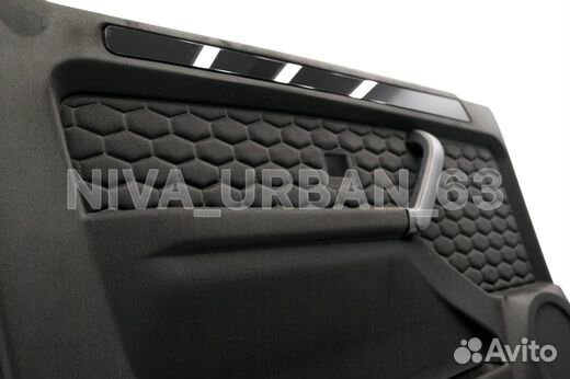 Обивка передних дверей ворс Лада 4х4, Урбан