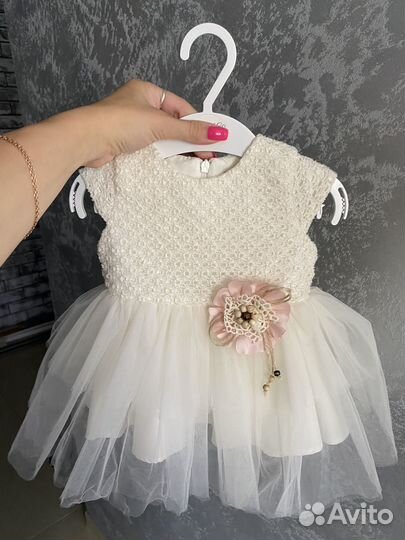 Платье для новорожденной девочки