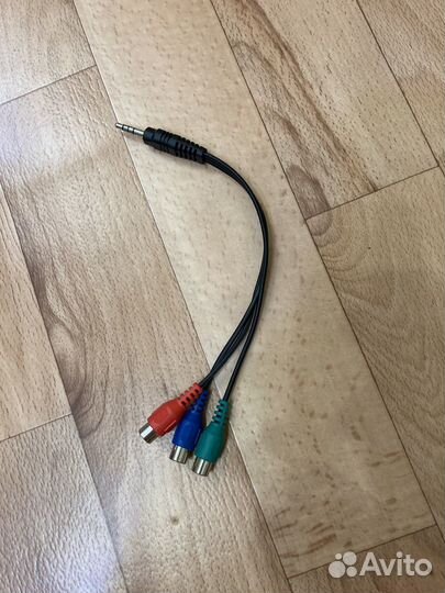 Переходник 3 RCA на jack