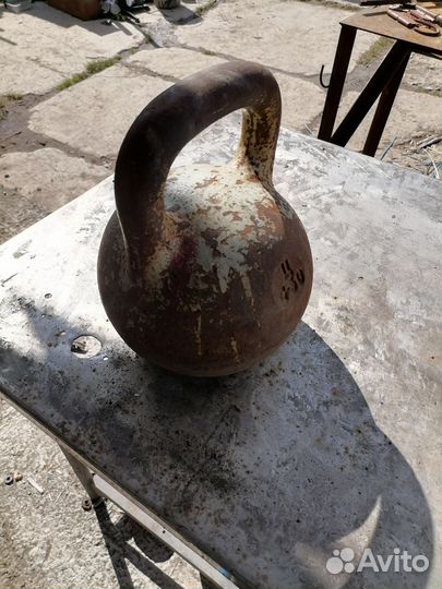 Гиря 16 кг СССР