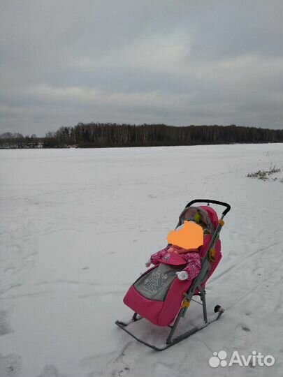 Коляска санки