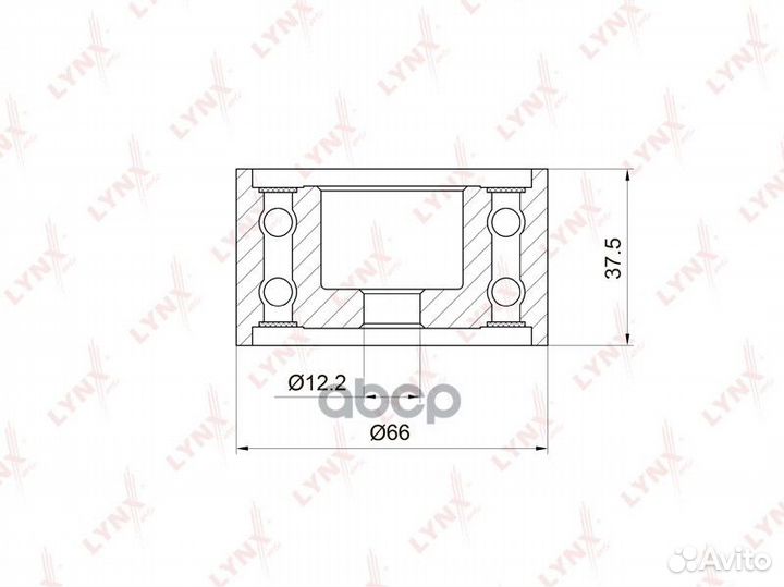 Ролик обводной ремня грм toyota Land Cruiser(10