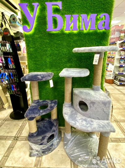 Когтеточки, лежанки и домики для кошек и собак
