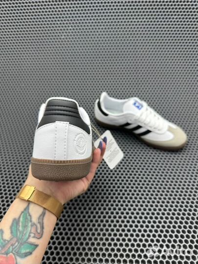 Кроссовки adidas samba og white black