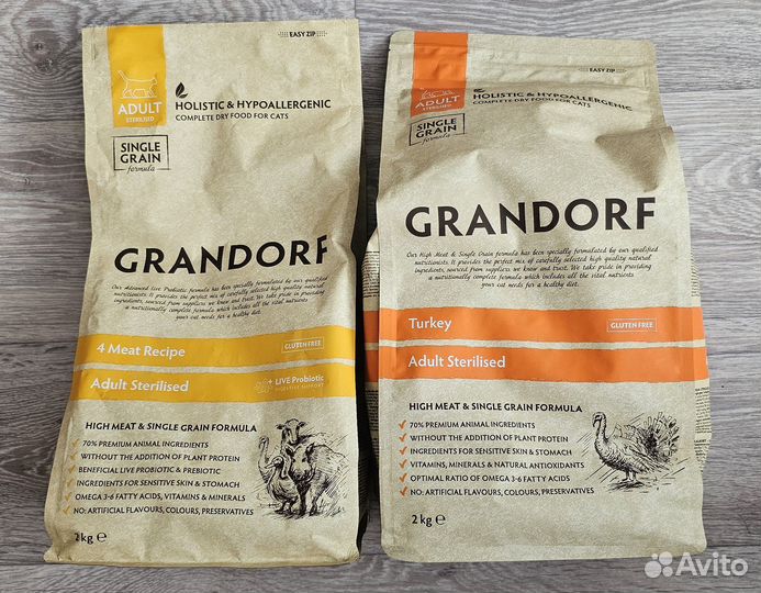 Корм для кошек grandorf