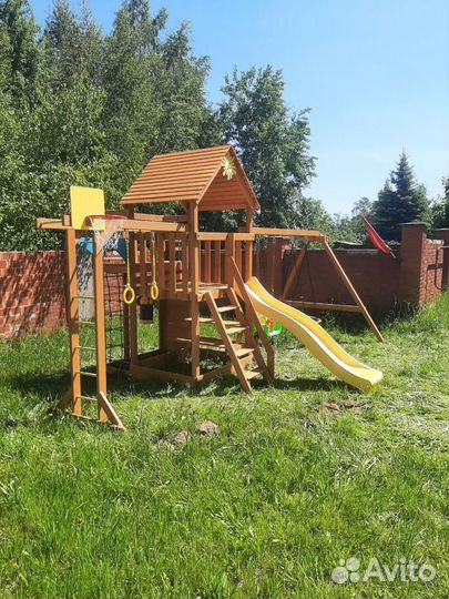 Игровые деревянные площадки