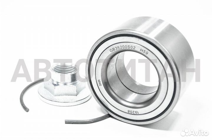 Подшипник ступицы колеса перед прав/лев hyundai so