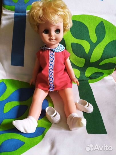 Кукла ГДР 32 см номерная резиновая