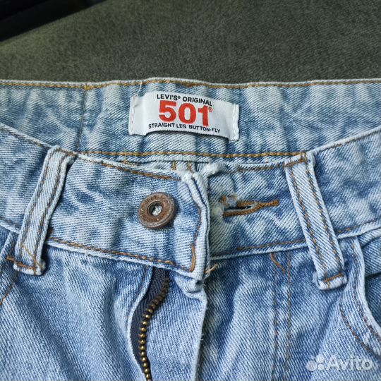 Женские джинсовые шорты levis 501