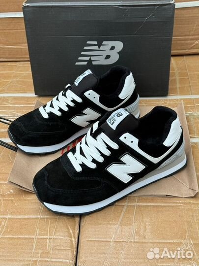 Кроссовки New balance мужские черные зимние 43 раз