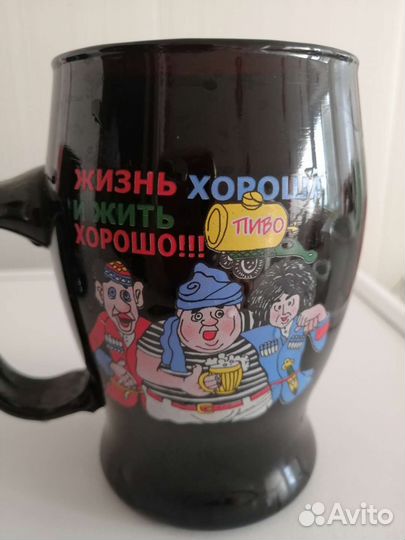 Пивные бокалы разные