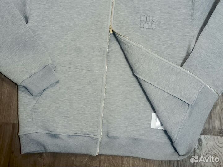 Зип худи MIU MIU