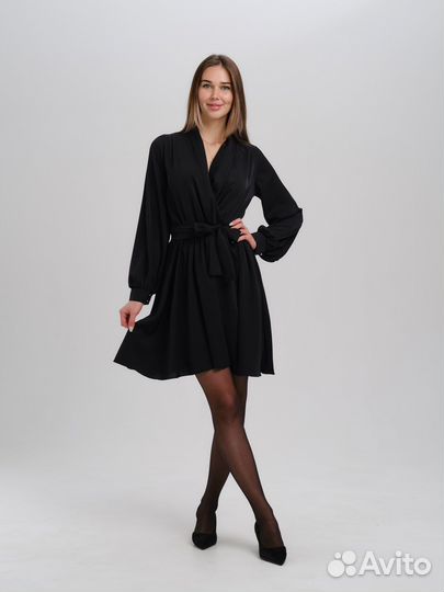 Вечернее платье 44,46 размера черное