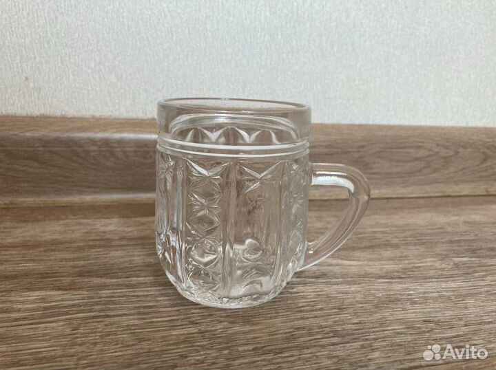 Стаканчики с ручкой Хрусталь