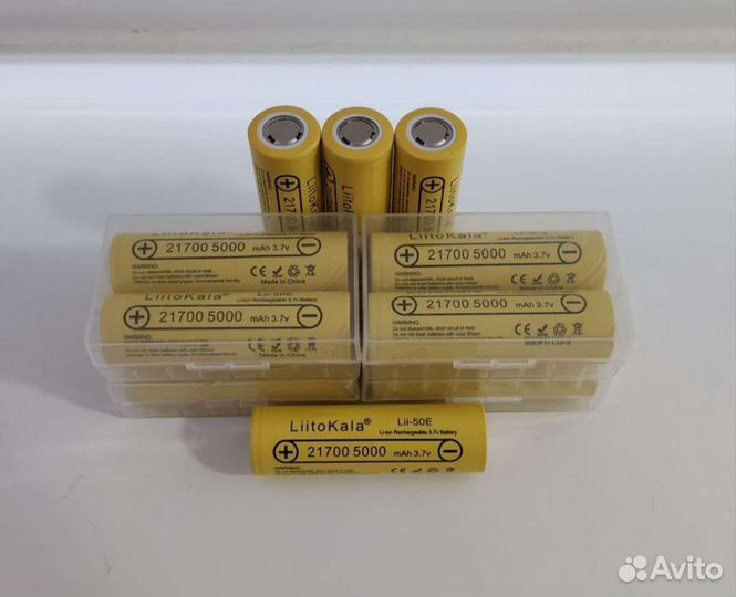Новые Li-ion аккумуляторы Liitokala 18650-21700