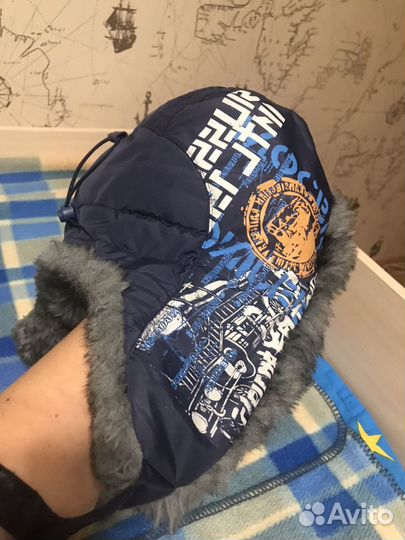 Шапка зимняя на мальчика 54 р