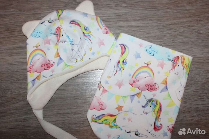 Шапка и снуд для детей