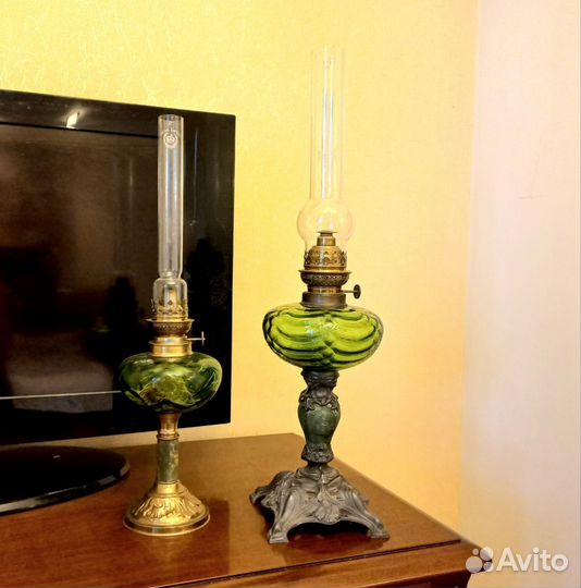 Старинная Керосиновая лампа, Франция