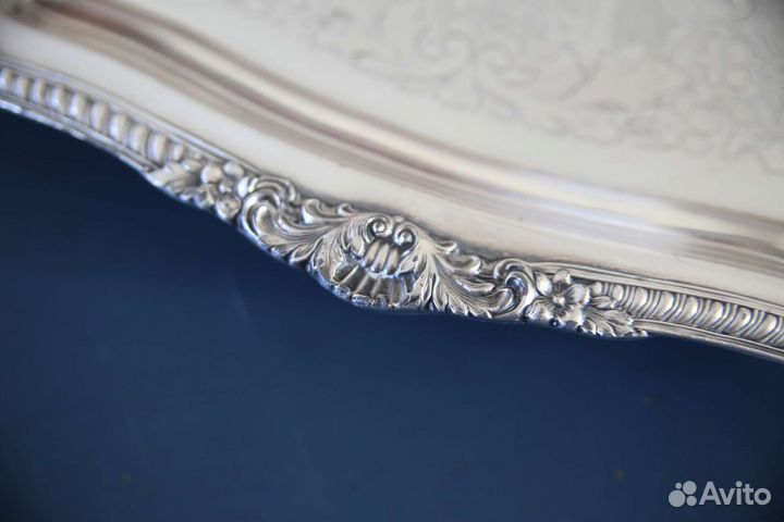 Крупный антикварный /старинный поднос