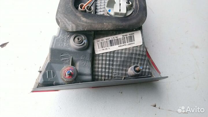 Фонарь задний правый внутренний kia rio 3